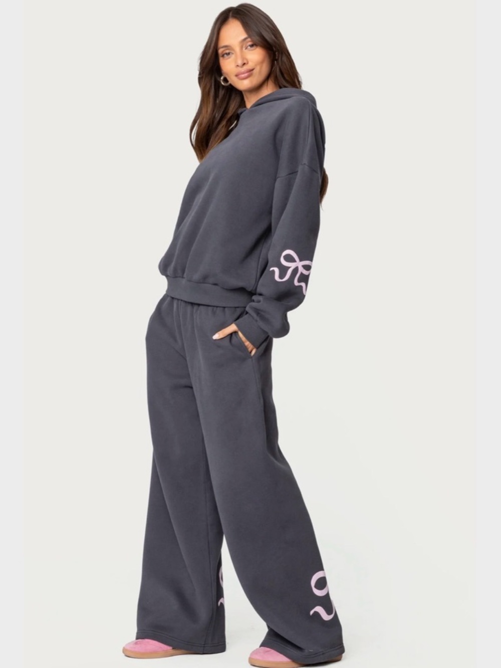 Edikted Bow Hoodie